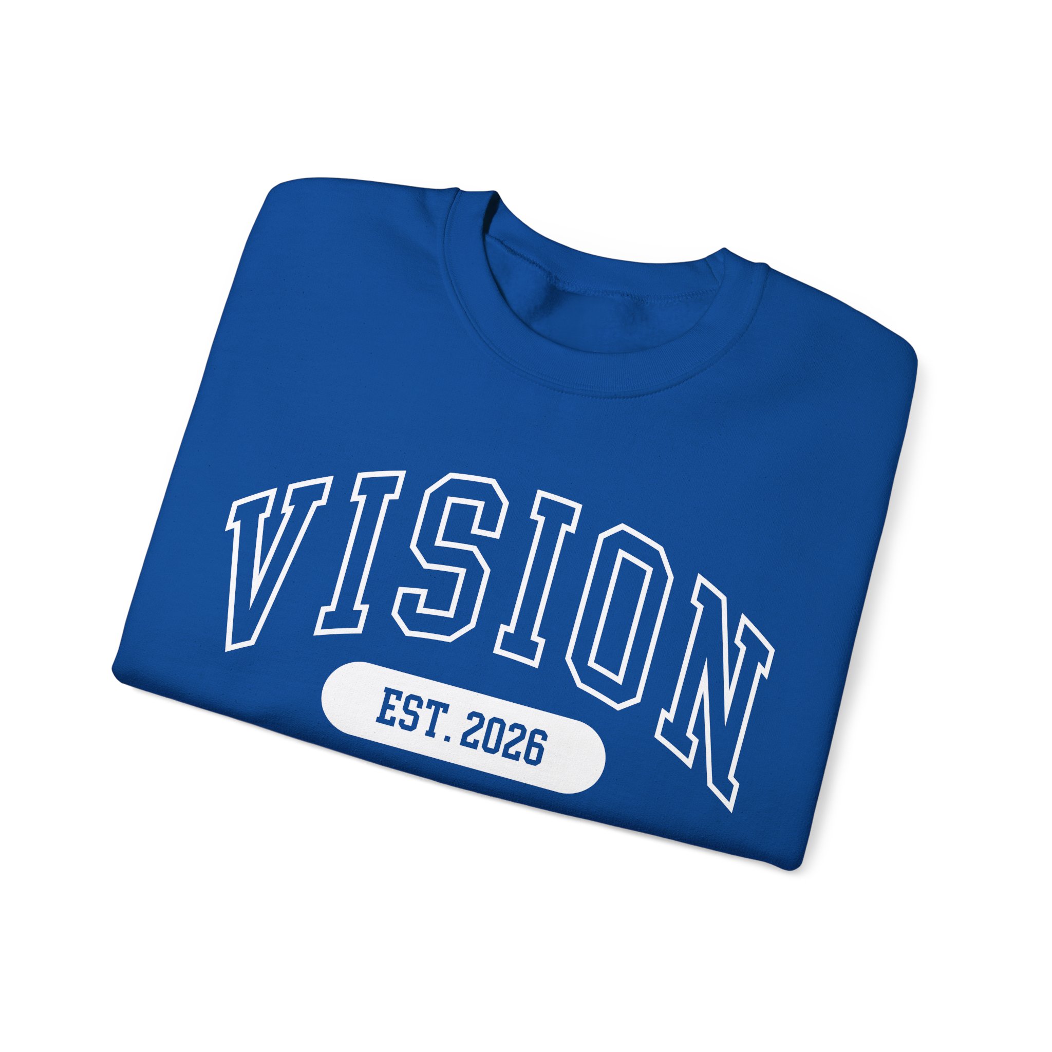 Vision University Crewneck Sweatshirt — EST. 2026 Collegiate Pullover - Image 3