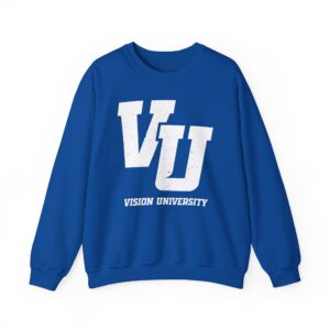 Vision University Crewneck Sweatshirt — Vintage VU College Sweatshirt