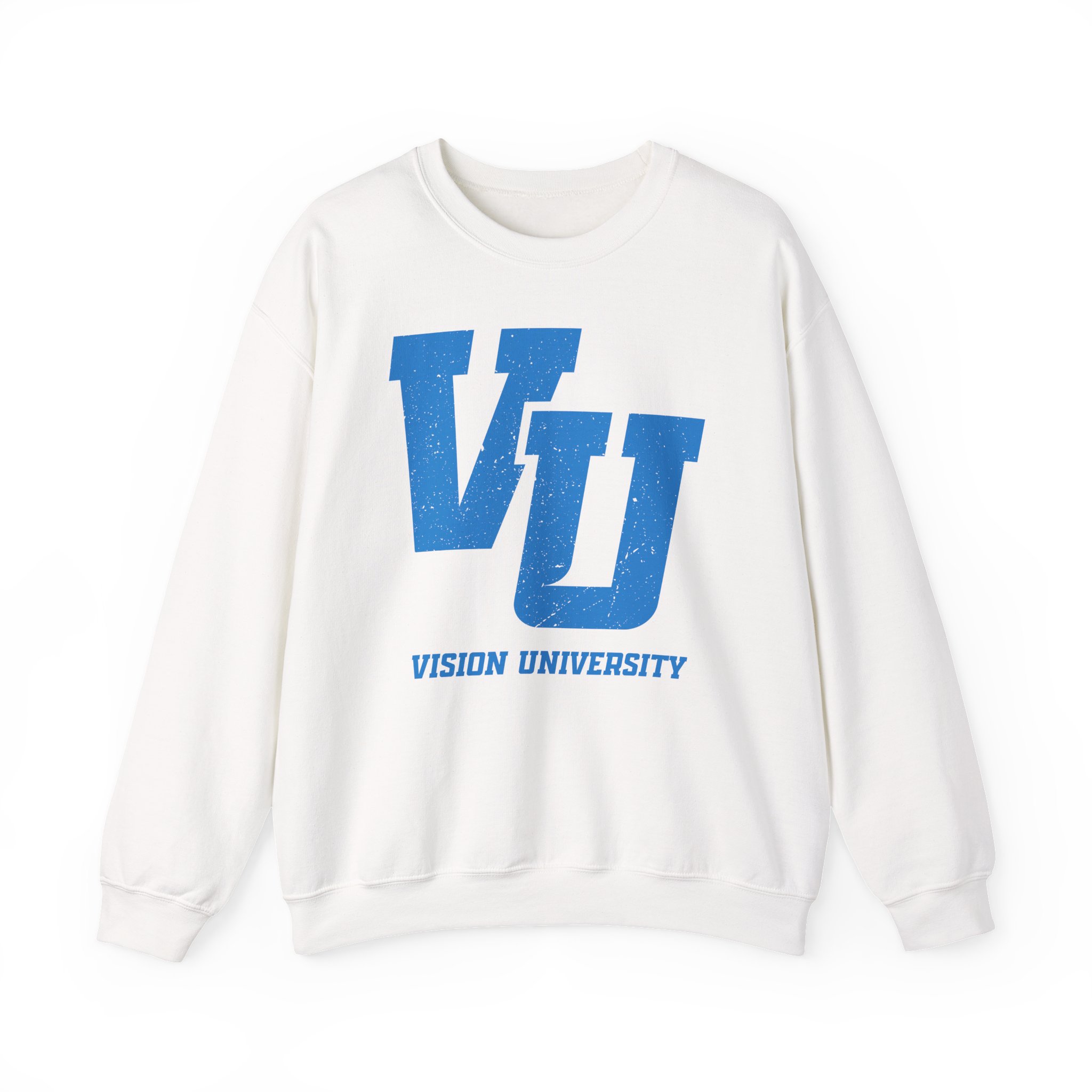 Vision University Crewneck Sweatshirt — Vintage VU College Sweatshirt