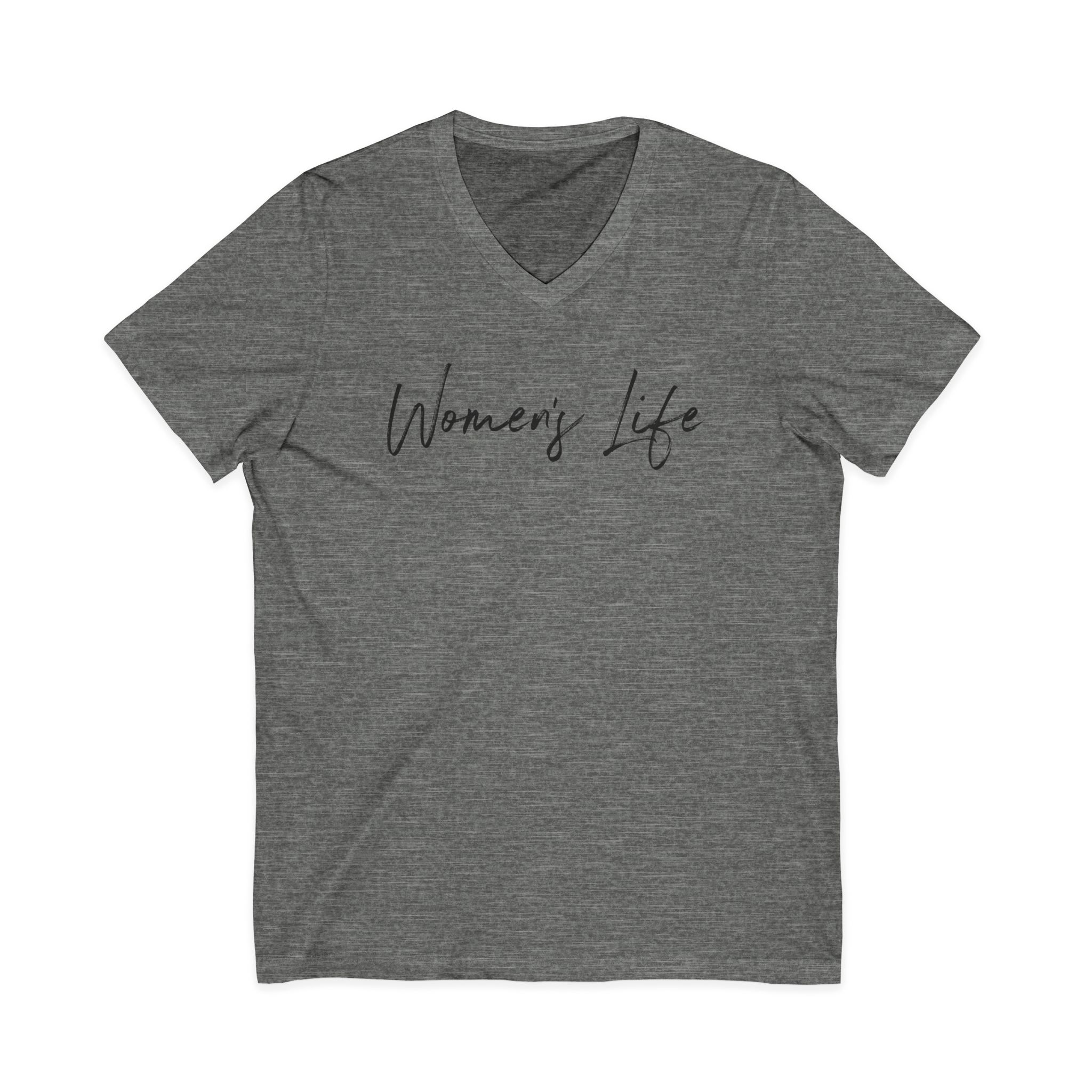 Women's Life - Unisex Jersey Short Sleeve V-Neck Tee - Image 7