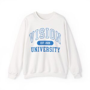 Vision University Crewneck Sweatshirt — EST. 2026 Collegiate Pullover