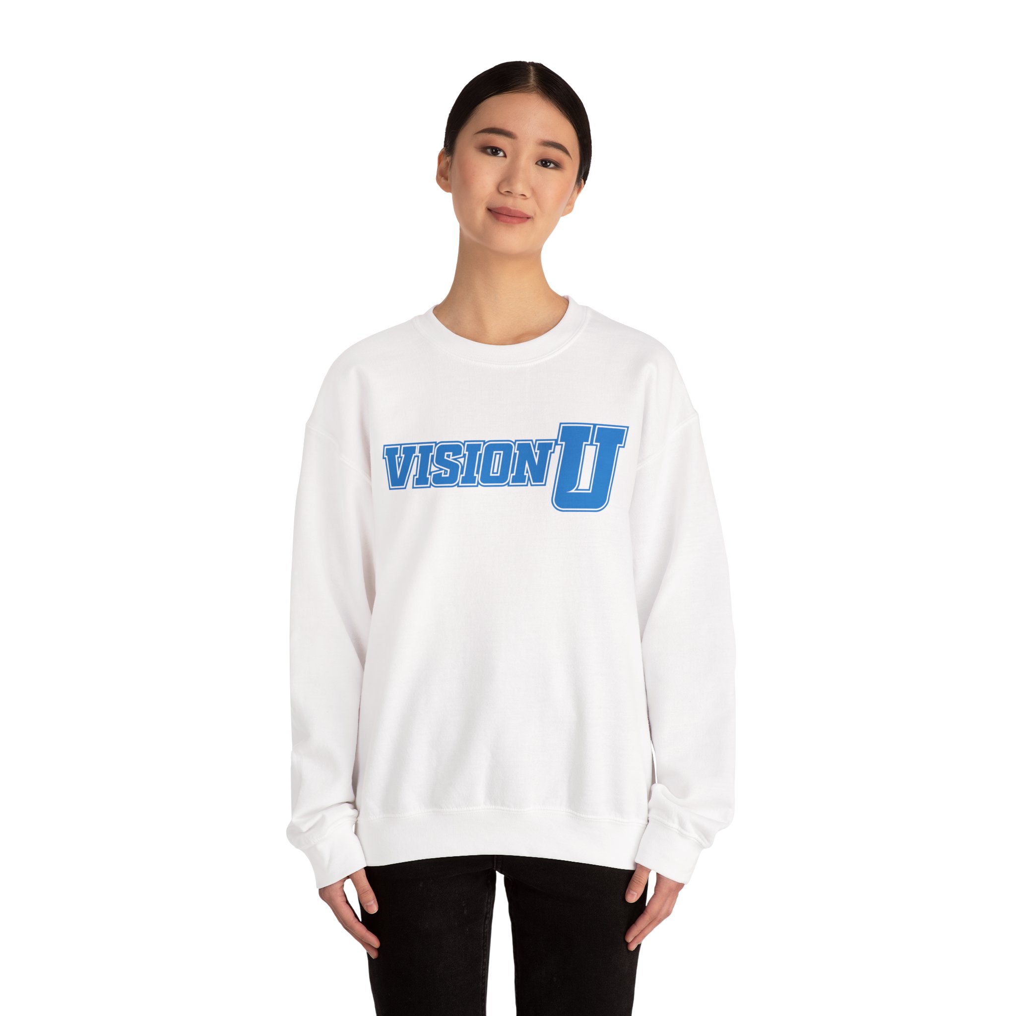 Vision U Crewneck Sweatshirt — Collegiate Logo Pullover - Image 4