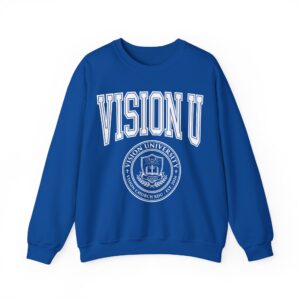 Vision U Crewneck Sweatshirt – Collegiate University Style Pullover