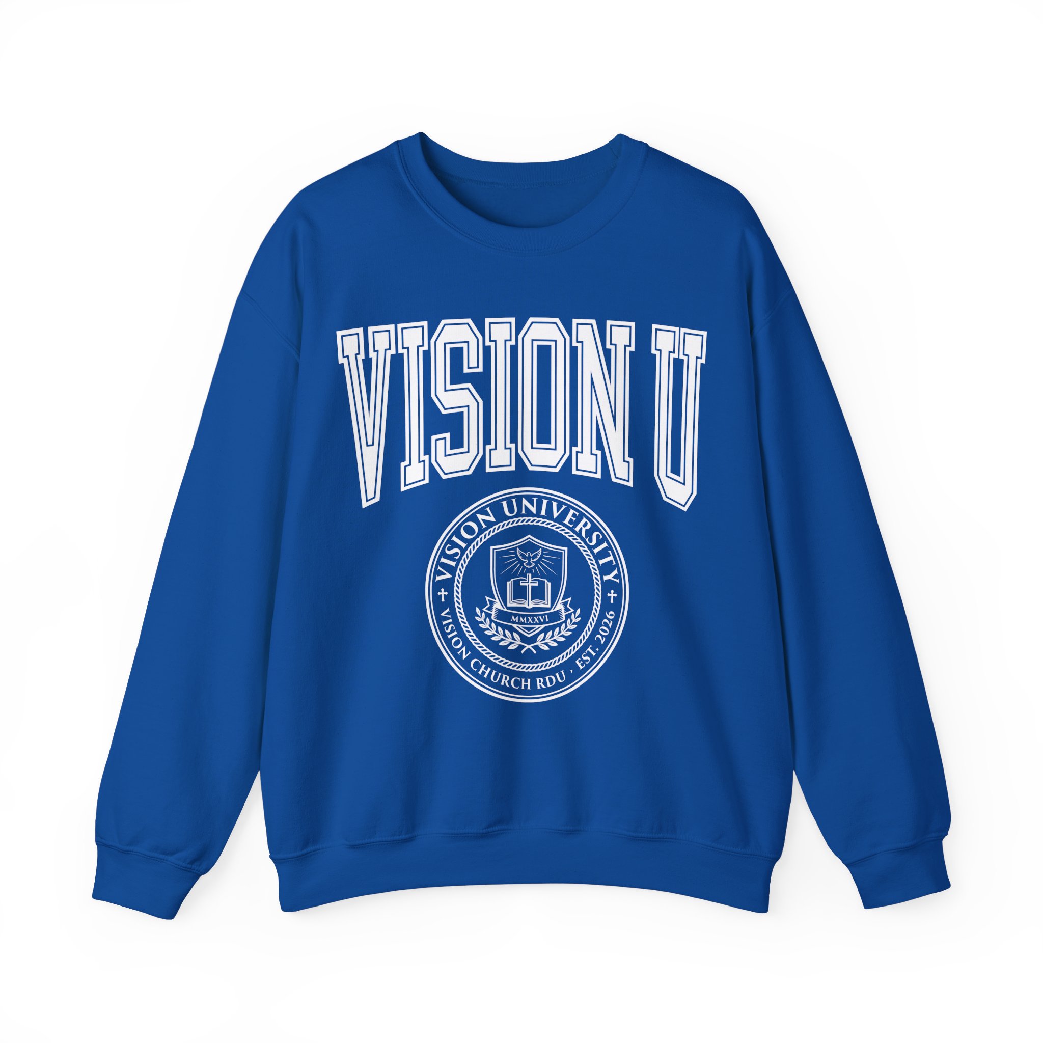 Vision U Crewneck Sweatshirt – Collegiate University Style Pullover