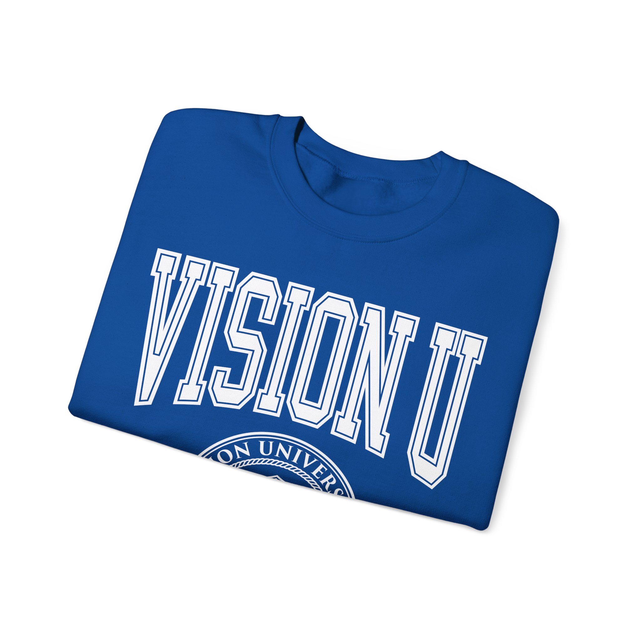 Vision U Crewneck Sweatshirt – Collegiate University Style Pullover - Image 3