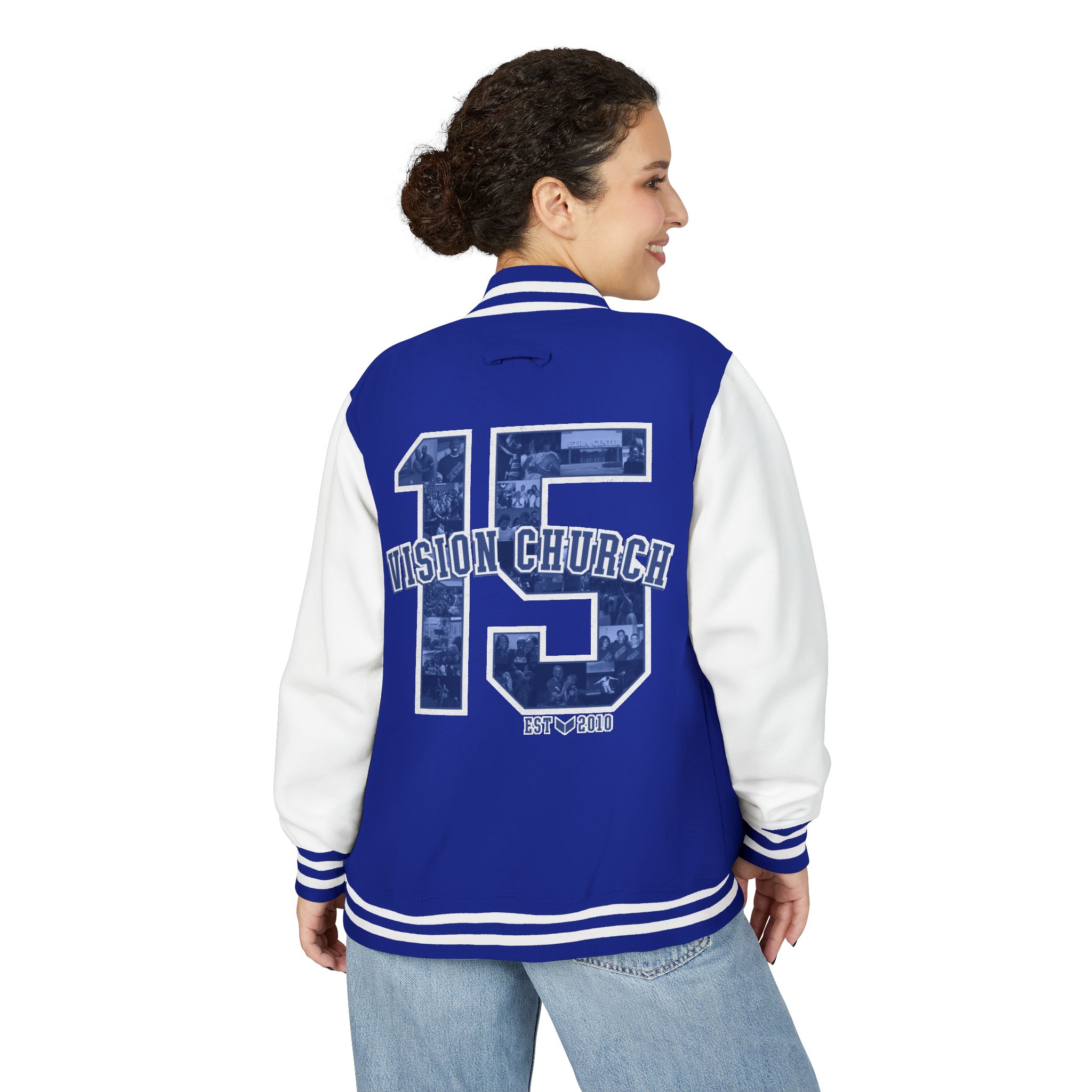 Unisex Heavyweight Letterman Jacket - Image 4